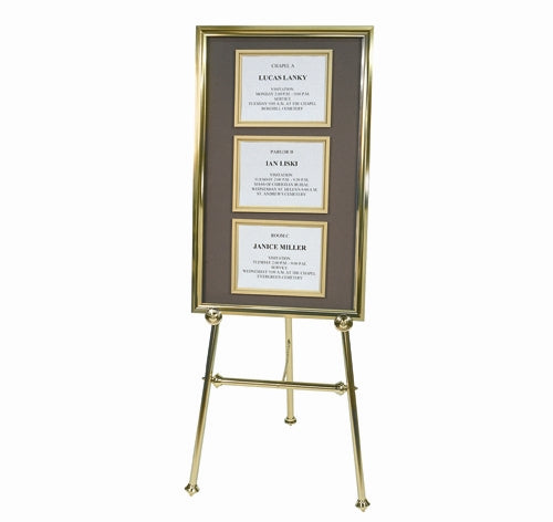 Three Panel Directory with Over Door